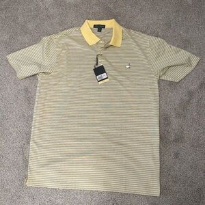 *NEW w/ TAGS* Amen Corner Pima Cotton Striped Masters Golf Polo Shirt Men's XL